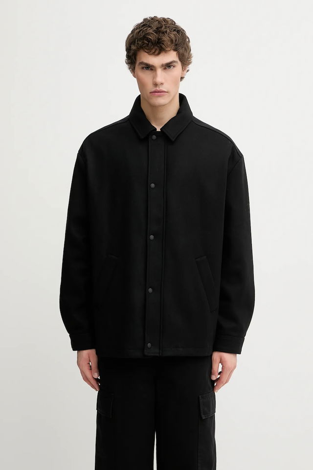 Maison Kitsuné Casual Oversize Wool Blend Jacket