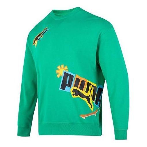Пуловер Puma Classics Street Sport Crewneck Sweatshirt Зелено | 539968-36, 0