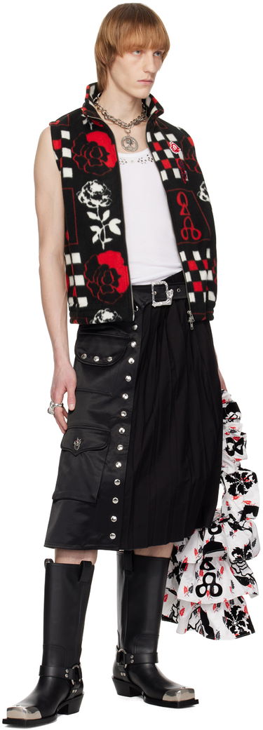 Жилетка Chopova Lowena Print Fleece Vest Черно | 4042M, 3