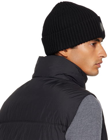 Шапка Stone Island Stone Island Full Rib RWS Wool Beanie Сиво | K2S15 N100002 S00C3, 4