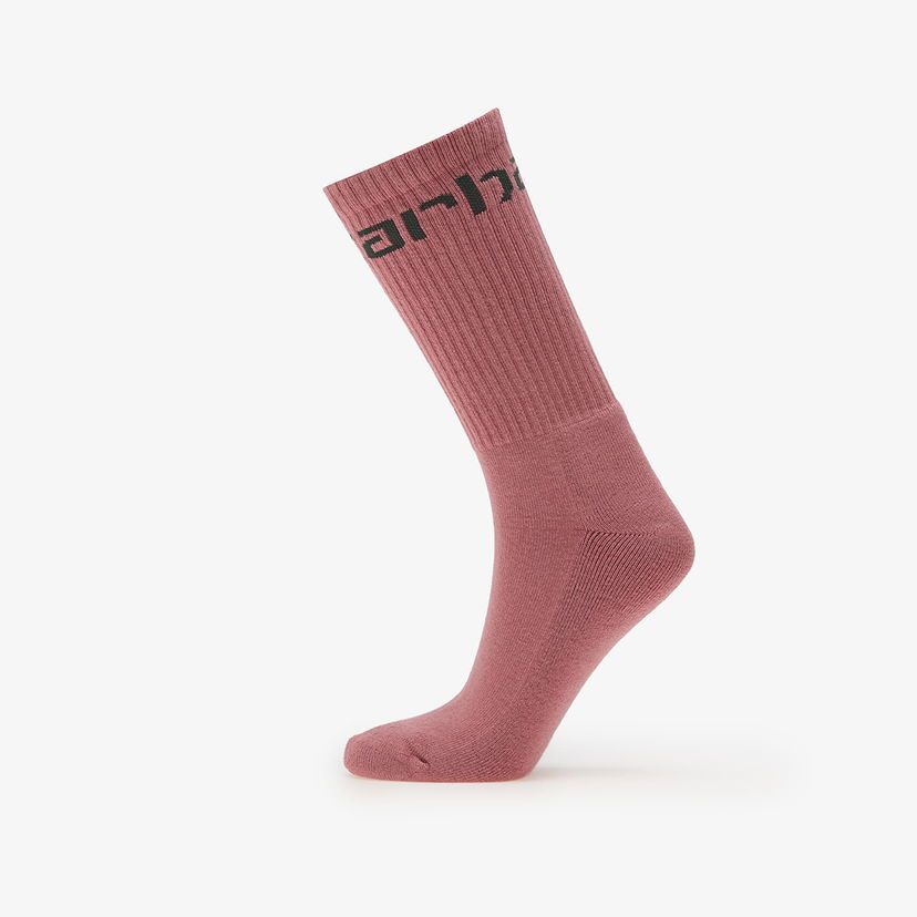 Чорапи Carhartt WIP Socks Dusty Rose/ Sycamore Tree Бургунди | I029422.2DGXX