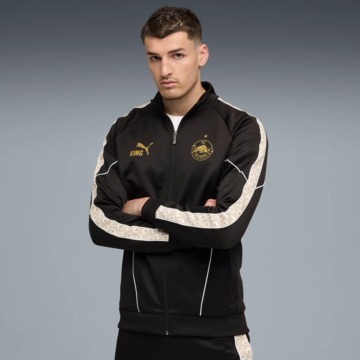 Яке Puma Red Bull Salzburg King Anthem Jacket Черно | 781781-14, 1