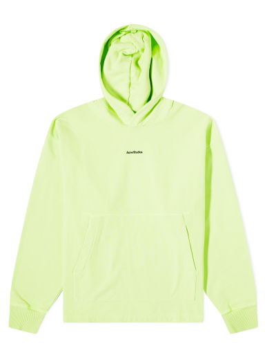 Суитчър Acne Studios Franklin Stamp Hoodie Fluo Green Зелено | BI0182-BV2