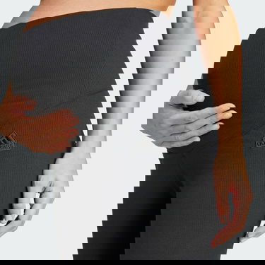 Клинове adidas Performance Sportswear Ribbed High-Waist 7/8 Leggings (Maternity) Черно | IP2286, 4