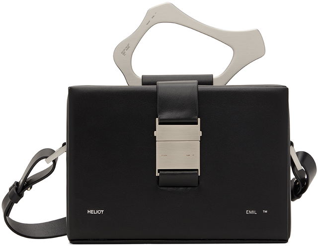 Solely Box Bag with Metallic Handle