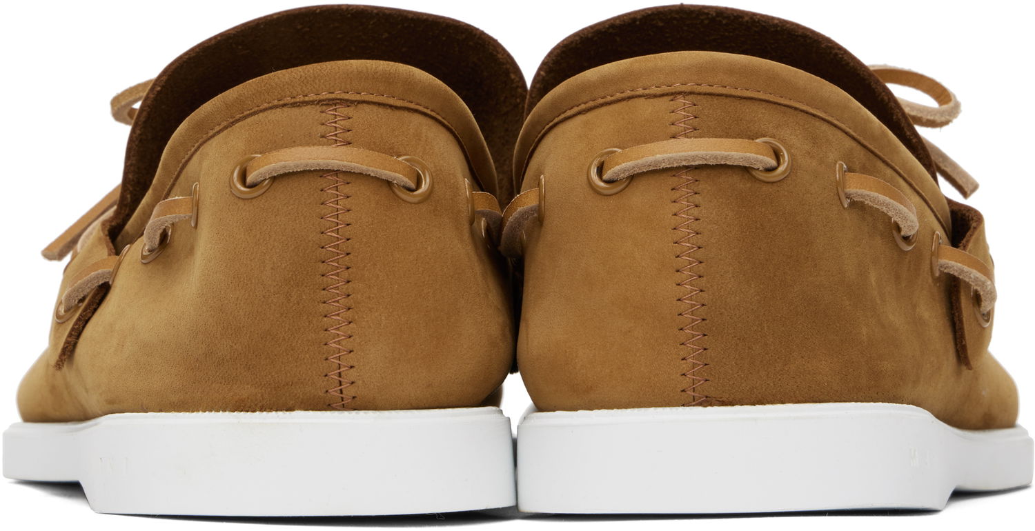 Облекло Marni Marni Nubuck Boat Shoes Кафяво | MOMS005902 P7325 00M37, 1