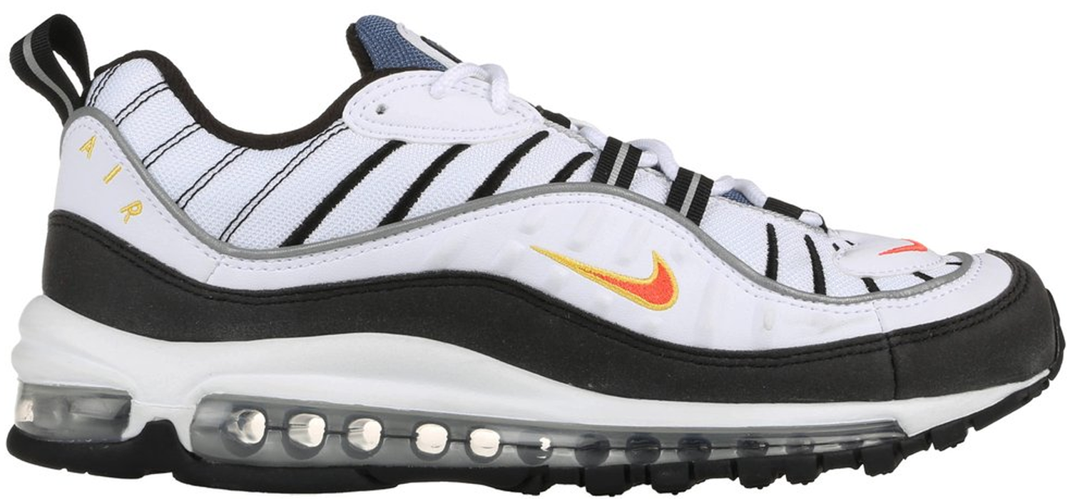 Кецове и обувки Nike Air Max 98 Team Orange Бяло | 640744-101, 0