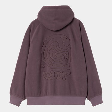 Суитчър Carhartt WIP Carhartt WIP Hooded Helix Fleece Sweatshirt Лилаво | I035598_48, 1