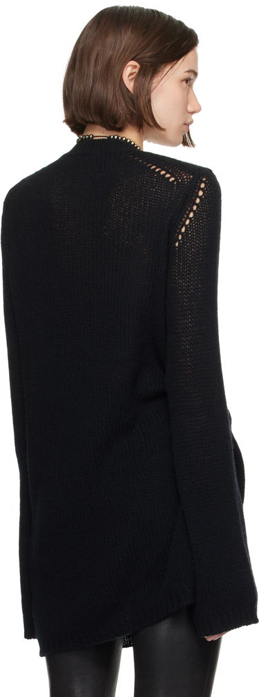 Колие Ann Demeulemeester Carolina Black Tunic Sweater Черно | 2202-W-KN56-FA216-099, 2