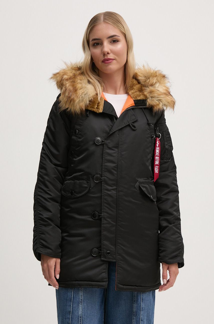 Парка Alpha Industries Parka Winter Черно | 113007, 0
