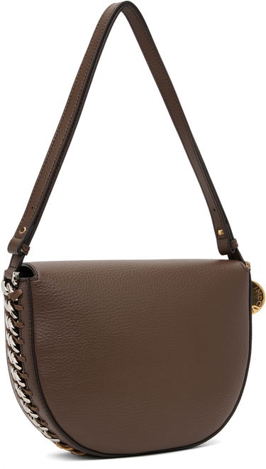 Чанта през рамо Stella McCartney Frayme Medium Shoulder Bag Кафяво | 7B0006WP0316, 2
