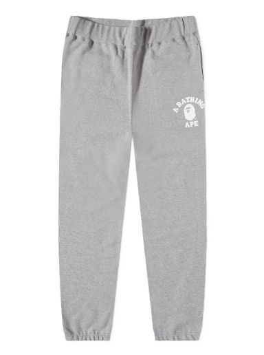 Спортни панталони BAPE College Sweat Pant Grey Сиво | 001PTJ301017M-GRY