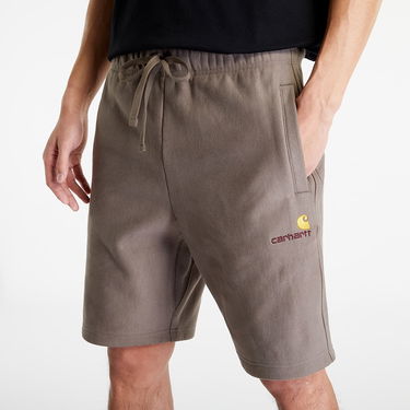 Панталони и дънки Carhartt WIP American Script Sweat Short Сиво | I031685_1CR_XX, 0