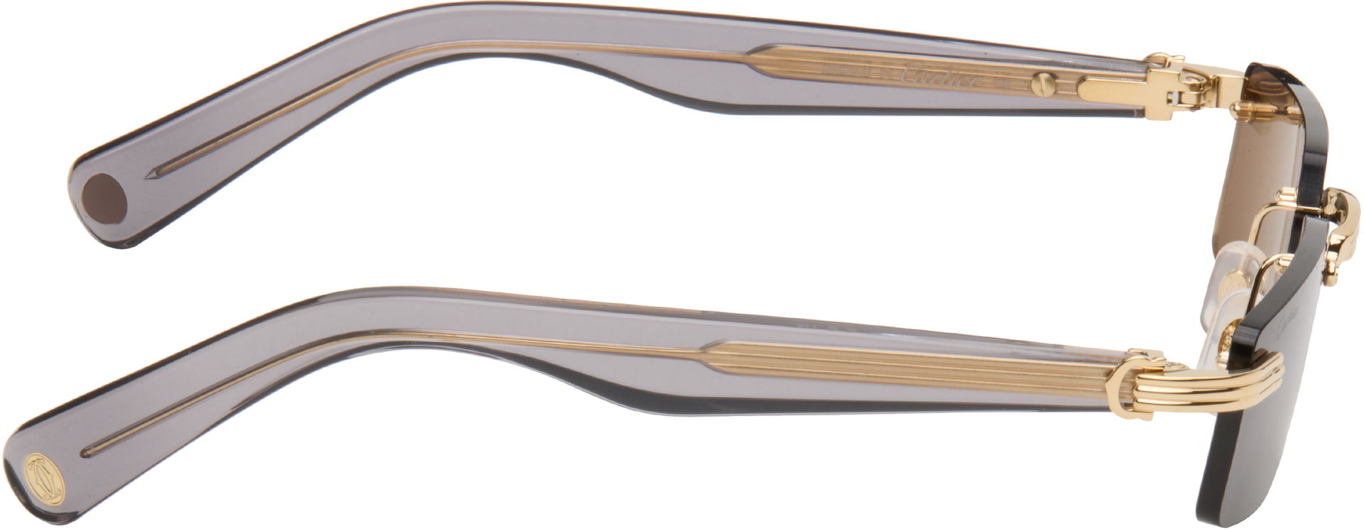 Rimless Rectangular Sunglasses, 1