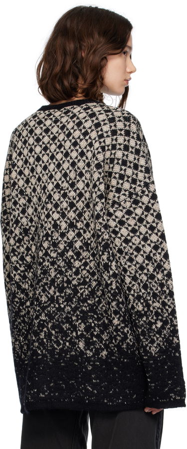 Пуловер Maison Margiela MM6 Maison Margiela Wool & Mohair Dip Dye Sweater Черно | S52HL0051 M13136, 2