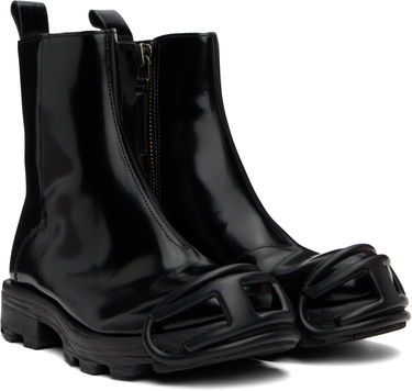 Кецове и обувки Diesel D-Hammer Bt Zip D Boots Черно | Y03254-P5268-H0015, 3