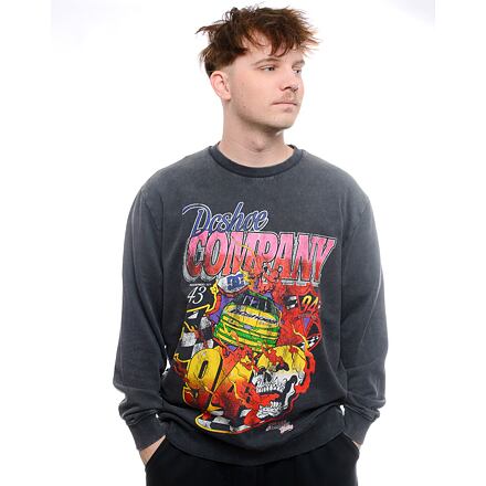 Пуловер DC DC Throwback 94 Crew Sweatshirt Черно | ADYSF03129-BAC, 0