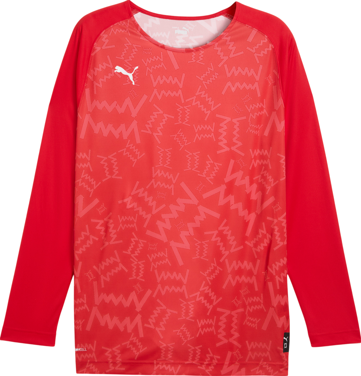 Тениска Puma Teamjaws Graphic Ls Shooting Shirt Червено | 688450-03, 0