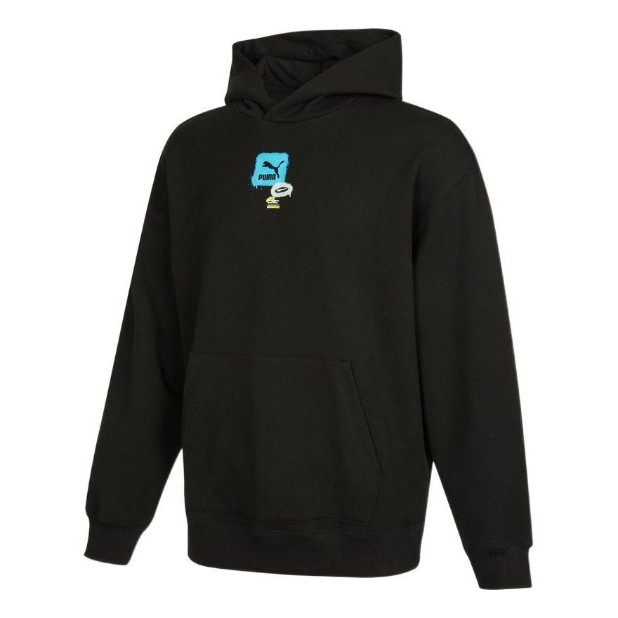 Суитчър Puma Oversize Graphic Logo Hoodie Черно | 536061-01, 0