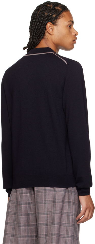 Поло тениска Paul Smith PS Paul Smith Embroidered Polo Тъмно синьо | M2R-204Y-L21861, 2