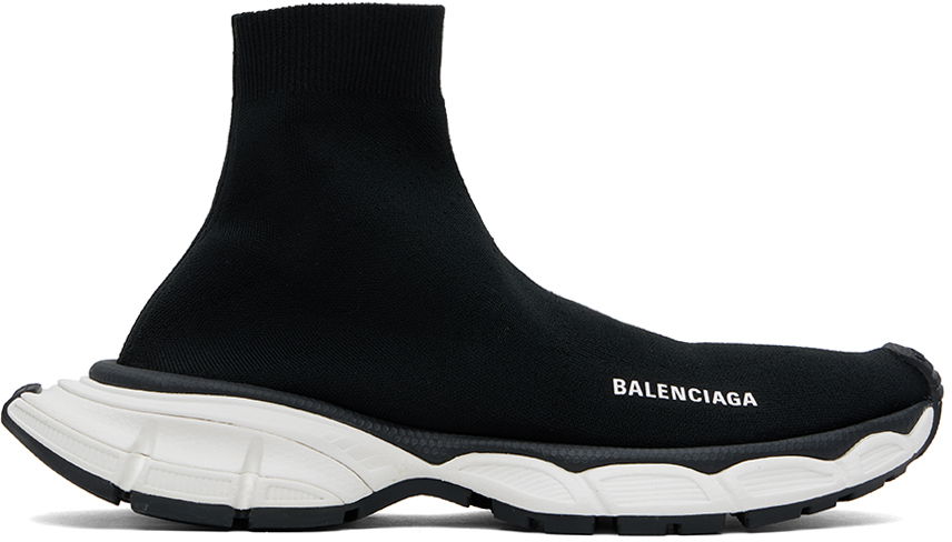 Кецове и обувки Balenciaga 3XL Sock "Black" Черно | 758483-W2DG1-1090, 0