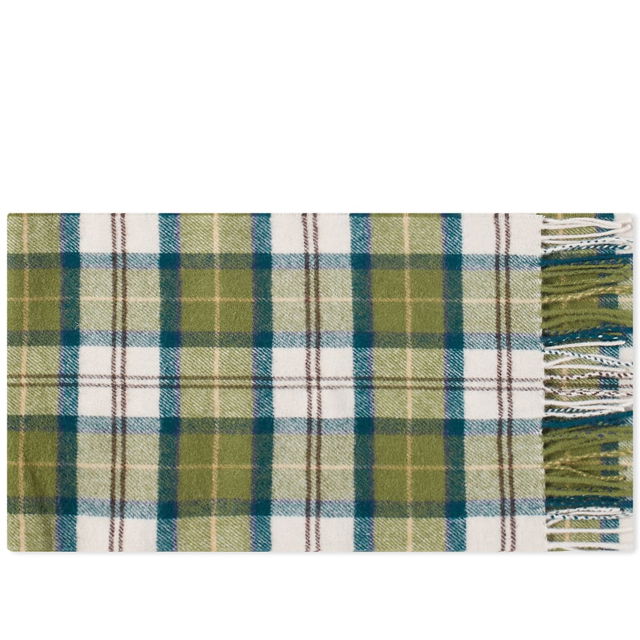Tartan Lambswool Fringed Scarf