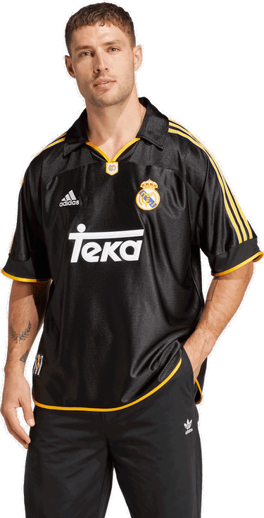 Фланелка adidas Originals Real Madrid Away Jersey 1999/00 Черно | jw1992, 3