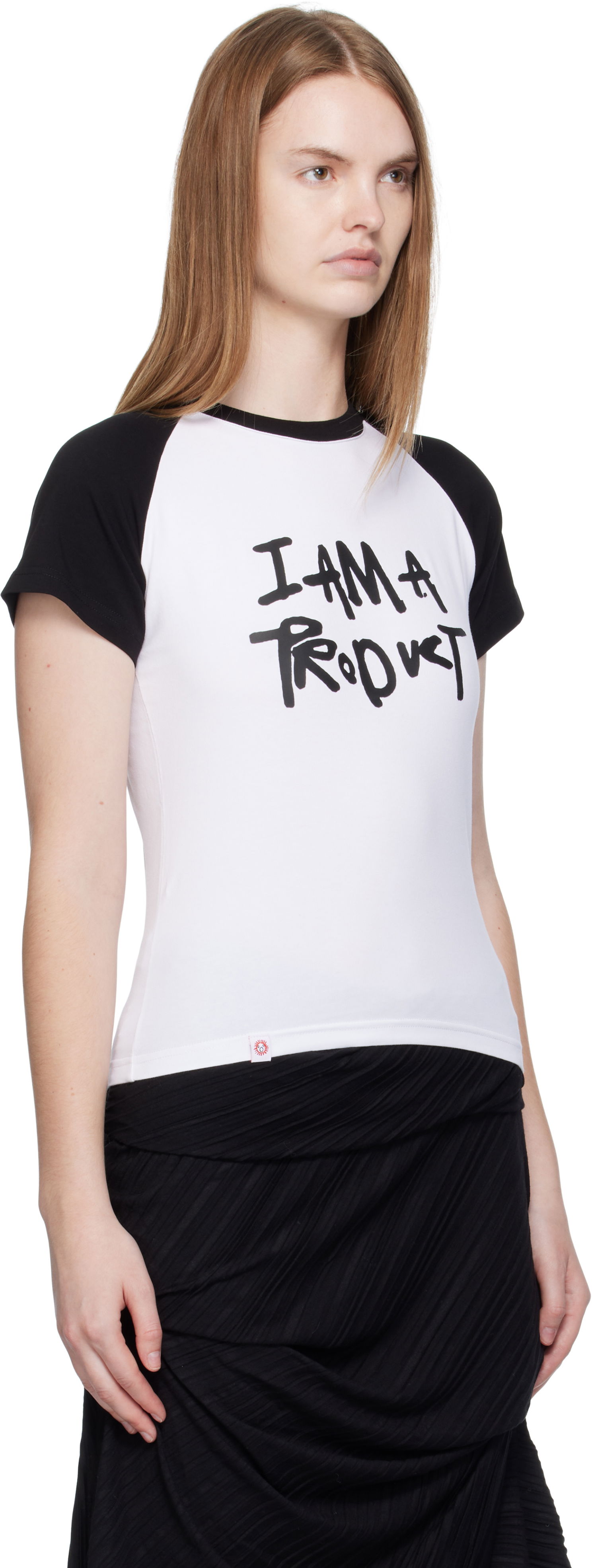 Тениска Charles Jeffrey Loverboy Charles Jeffrey LOVERBOY Graphic Baby Raglan T-Shirt Черно | 52082001, 1