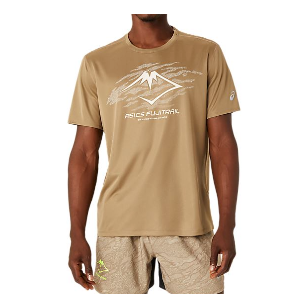 Тениска Asics Fujitrail Running T-Shirt Кафяво | 2011C981-200, 0