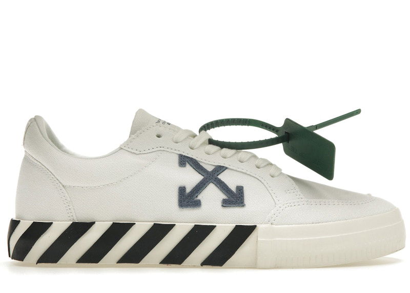 Кецове и обувки Off-White Vulc Low White Navy (FW22) Бяло | OMIA085F22FAB0010146 / OMIA085C99FAB0010146, 0