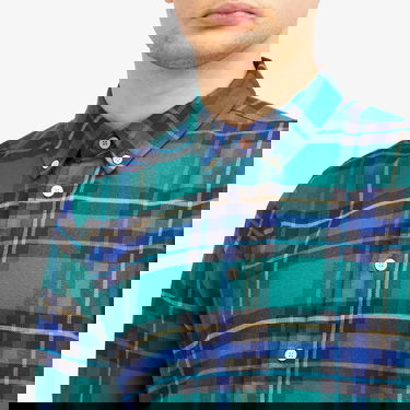 Риза Paul Smith Paul Smith Checked Long Sleeve Shirt, Size Large Зелено | M2R-450Y-N22202-33, 5