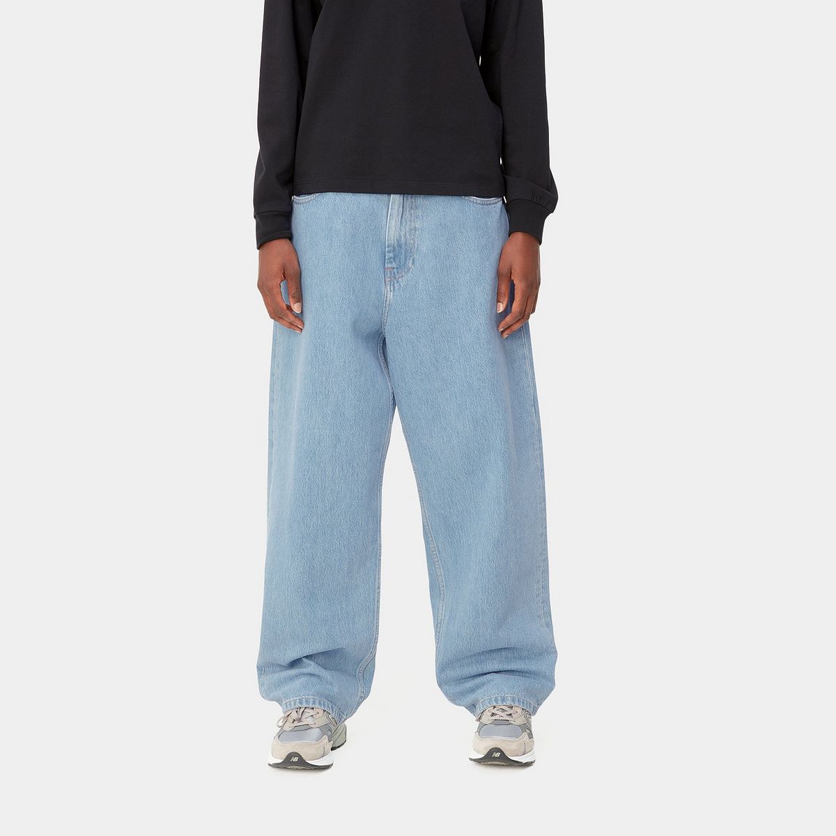 Дънки Carhartt WIP Brandon Pant "Blue Stone Bleached" Синьо | I031918_01_12, 0