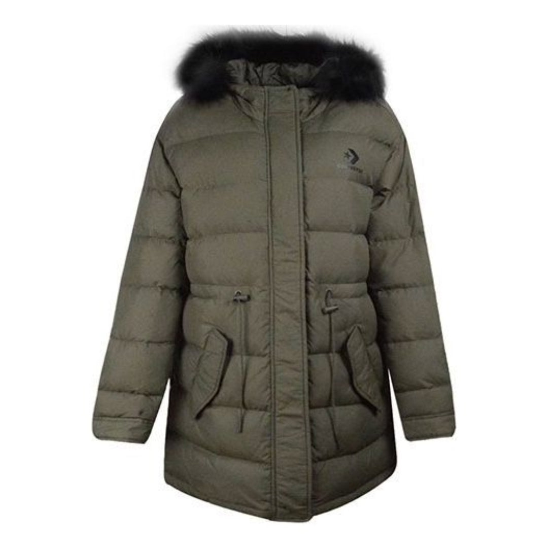 Пухо яке Converse Long Down Jacket Зелено | 10007727-A01, 0