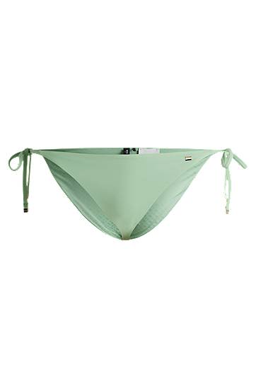 гащички BOSS Tie-Side Bikini Bottoms with SPF 50 Зелено | 50535163, 0