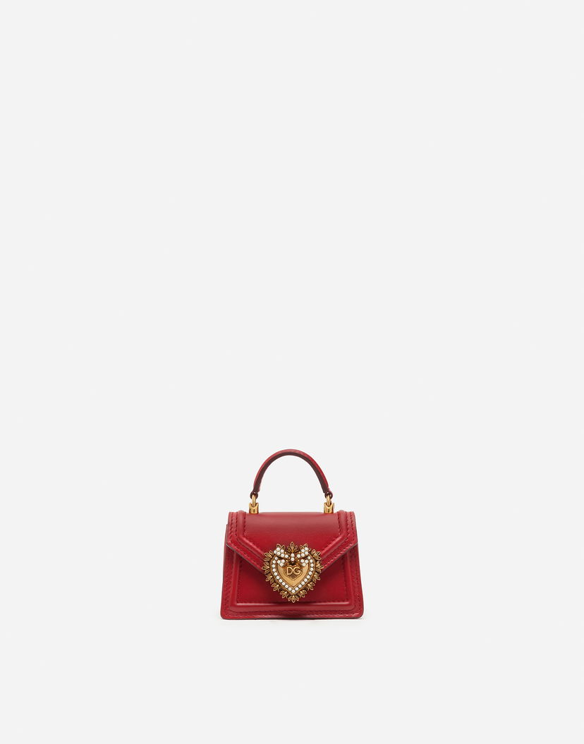 Дамска чанта Dolce & Gabbana Devotion Micro Bag Червено | BI1400AV89387124