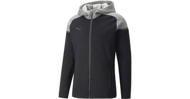 Суитчър Puma teamCup Casuals Full-Zip Hoodie Черно | 65798703, 1