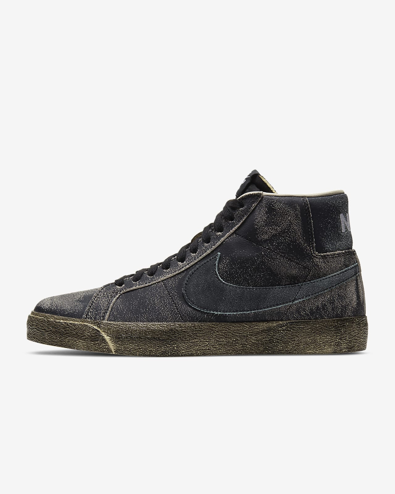 Кецове и обувки Nike SB Zoom Blazer Mid Premium SB "Faded Black" Сиво | DA1839-001, 0