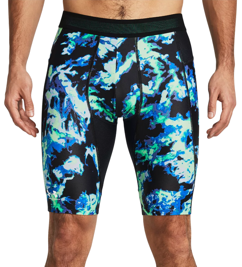 Къси панталони Under Armour HeatGear® Iso-Chill Printed Long Shorts Синьо | 1383778-299, 0