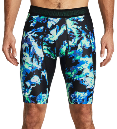 Къси панталони Under Armour HeatGear® Iso-Chill Printed Long Shorts Синьо | 1383778-299, 0