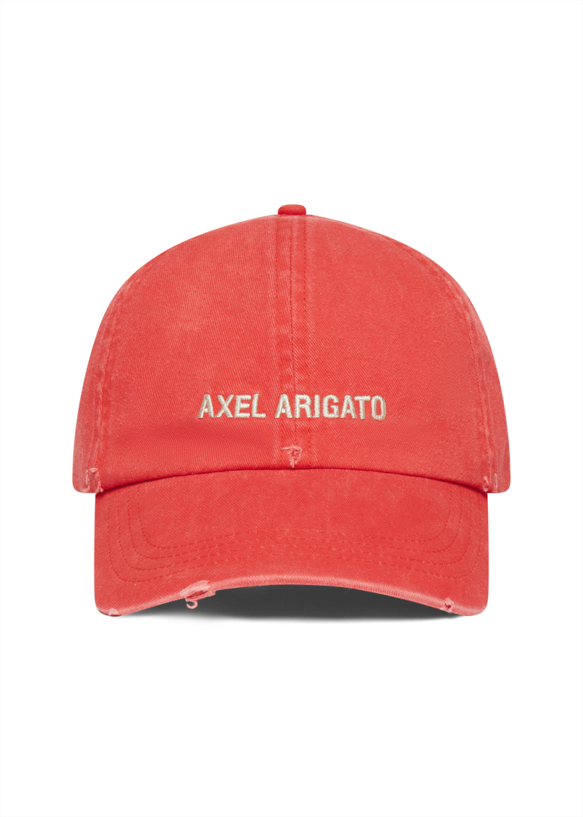 Шапка с козирка AXEL ARIGATO Axel Arigato Distressed Logo Cap Червено | X0101014