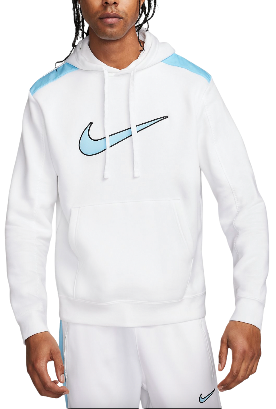 Суитчър Nike Fleece Hoodie Бяло | fn0247-101, 0