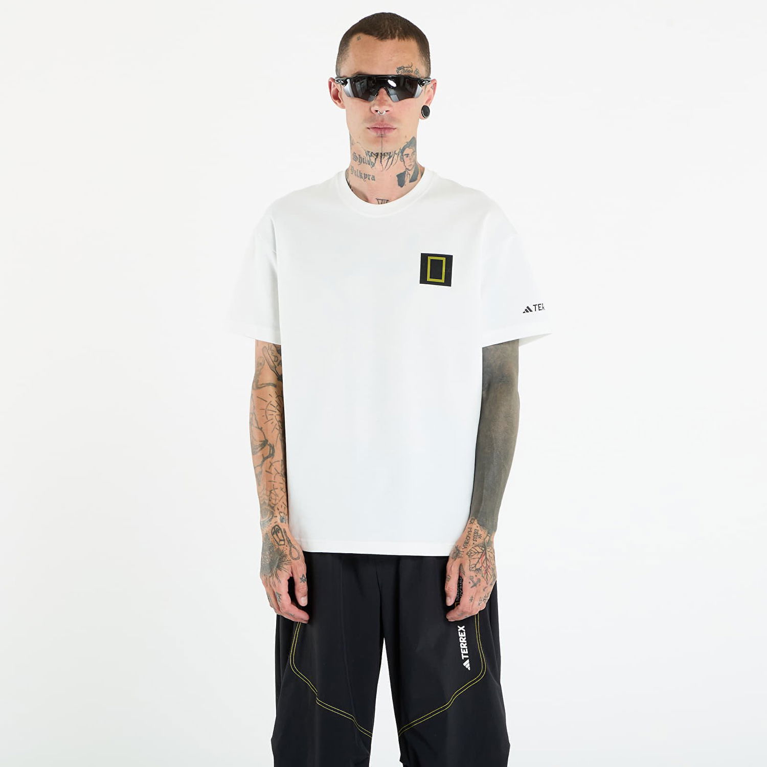 Тениска adidas Originals National Geographic Graphic Short Sleeve T-Shirt Бяло | KC5417, 0