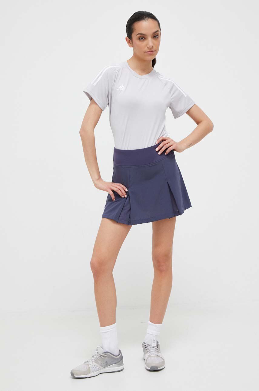 Пола adidas Performance Club Tennis Pleated Skirt Тъмно синьо | IA8355, 0