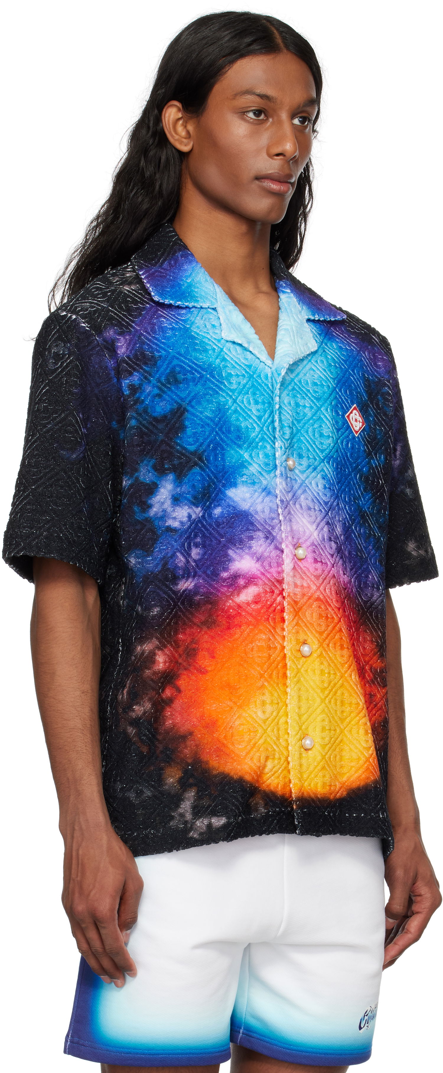 Риза Casablanca Casablanca Gradient Towelling Resort Shirt Многоцветен | MS25-SH-166-01, 1