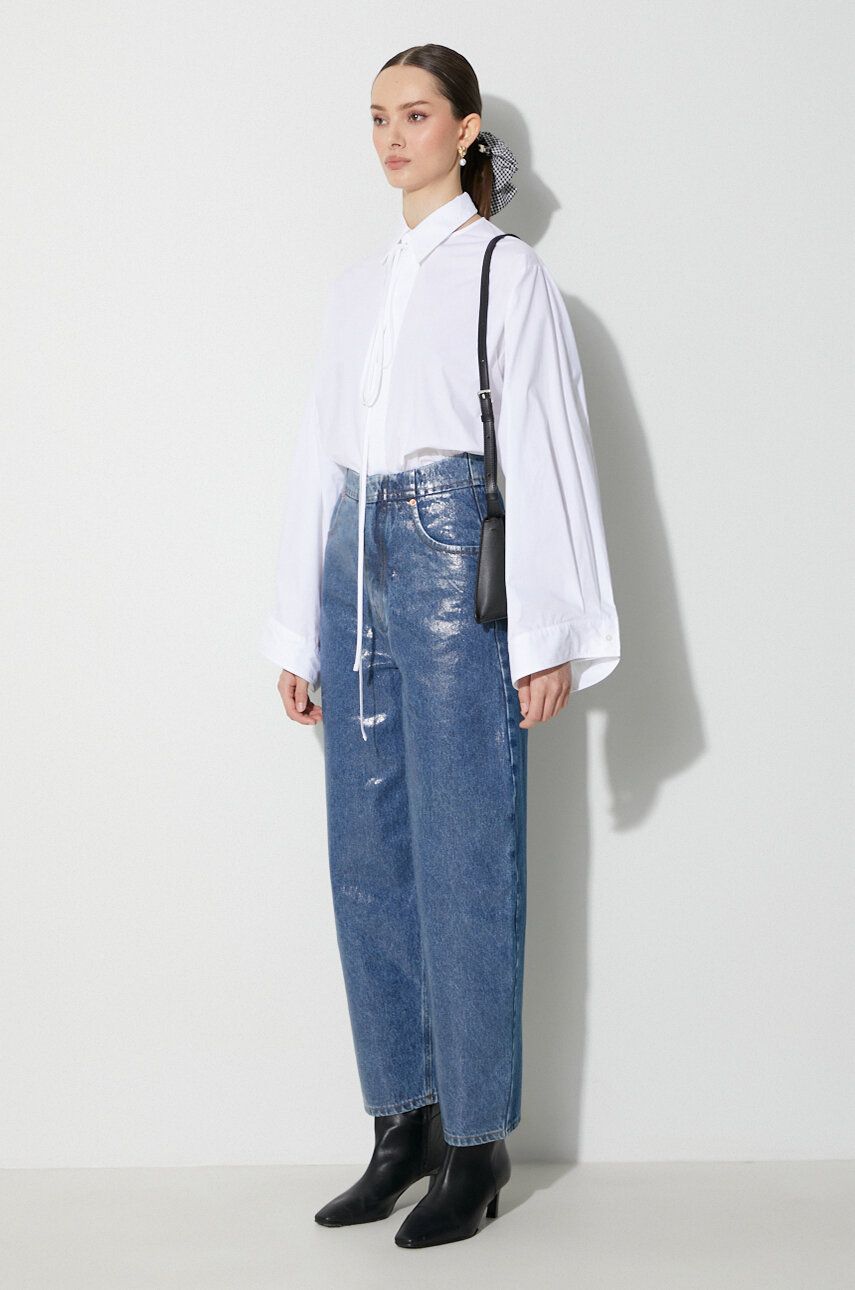Дънки Maison Margiela High Waist 5 Pockets Pants Синьо | S62LB0155, 1