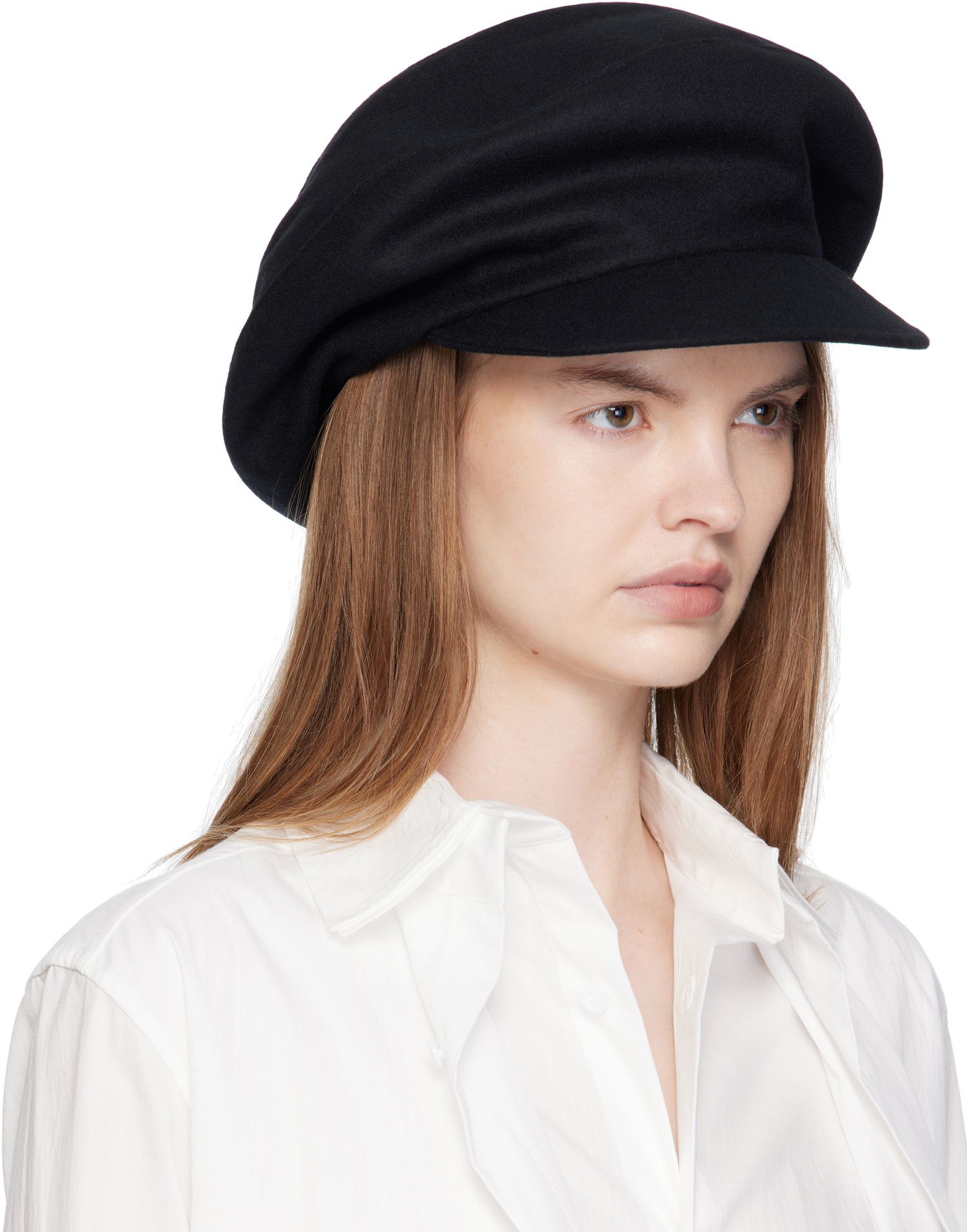 Шапка Yohji Yamamoto Yohji Yamamoto Top Crown Casquette Черно | FL-H82-164, 1