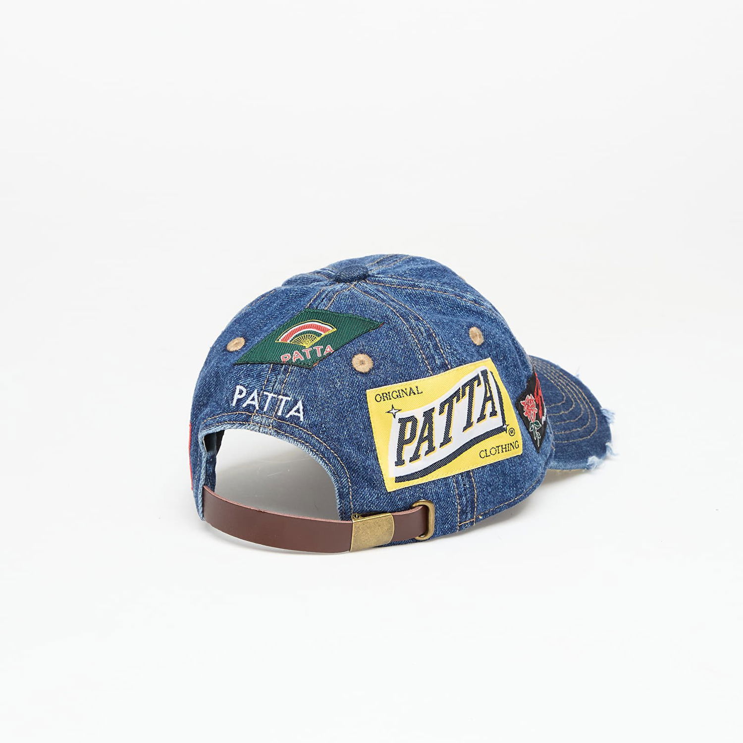 Шапка с козирка Patta Whole Lotta Labels Denim Blue Denim Синьо | POC-AW25-4200-815-0009-197, 1
