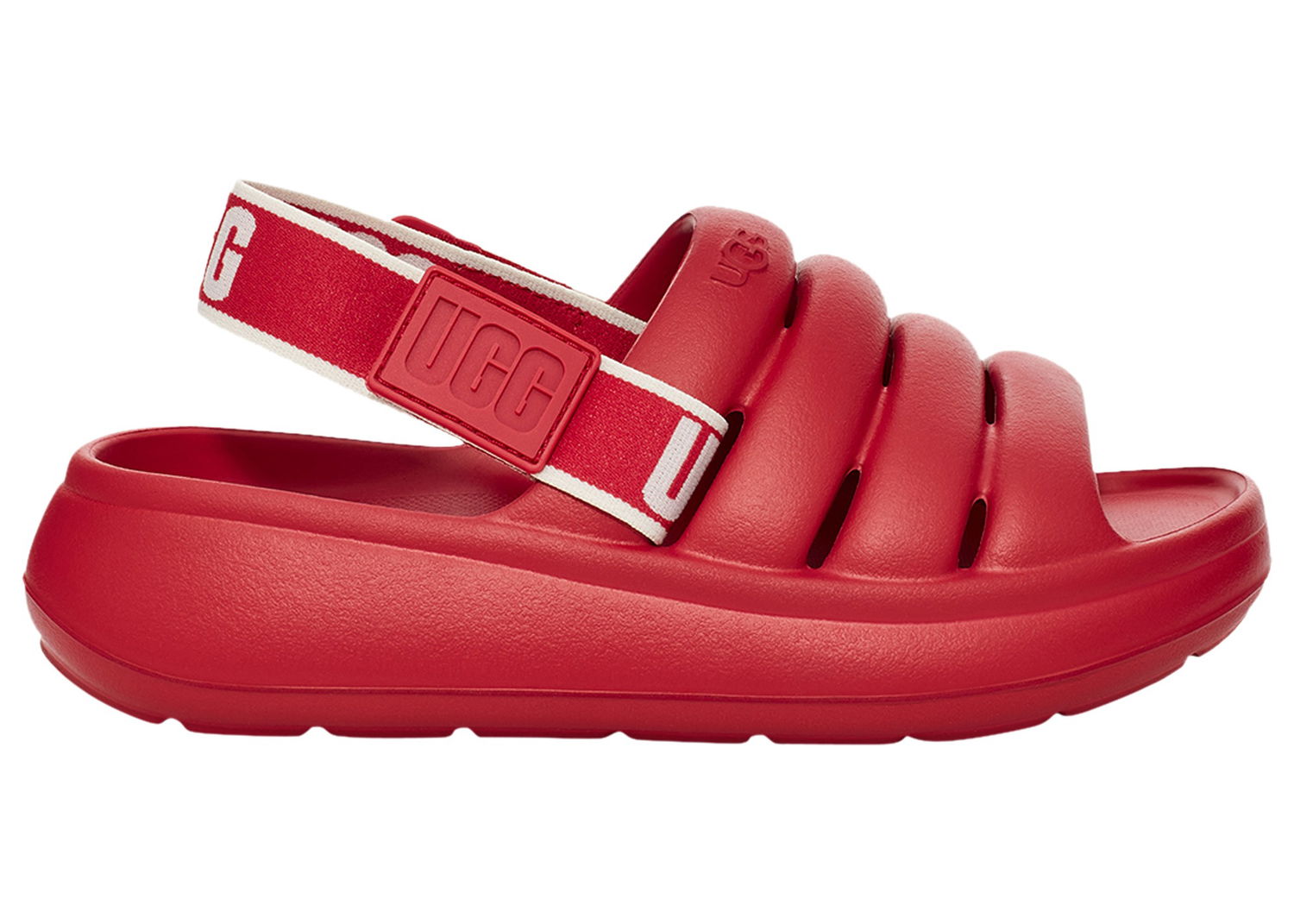 Кецове и обувки UGG Sport Yeah Slide Samba Червено | 1129050T-SBR, 0