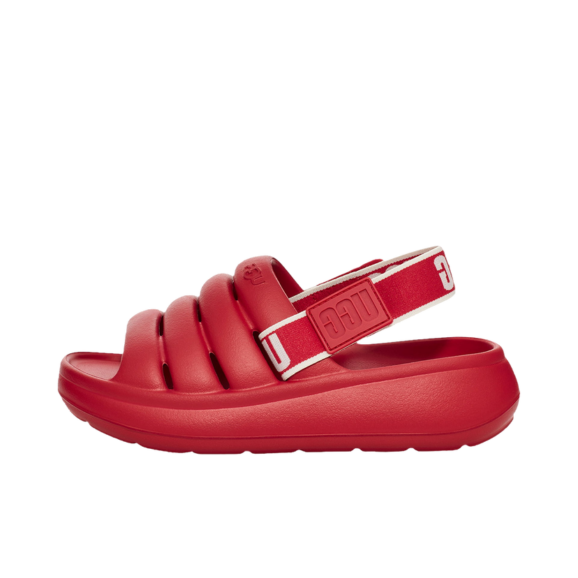 Кецове и обувки UGG Sport Yeah Slide Samba Червено | 1129050T-SBR