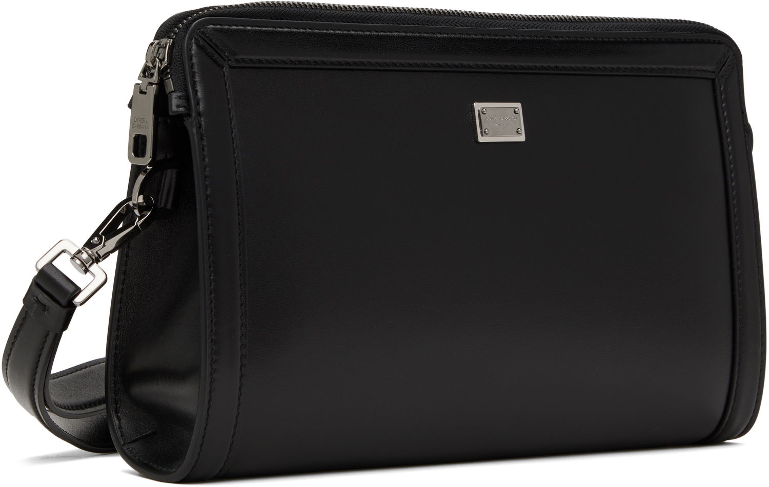 Портфейл Dolce & Gabbana Calfskin Wristlet Pouch Черно | BM2330AV956, 1
